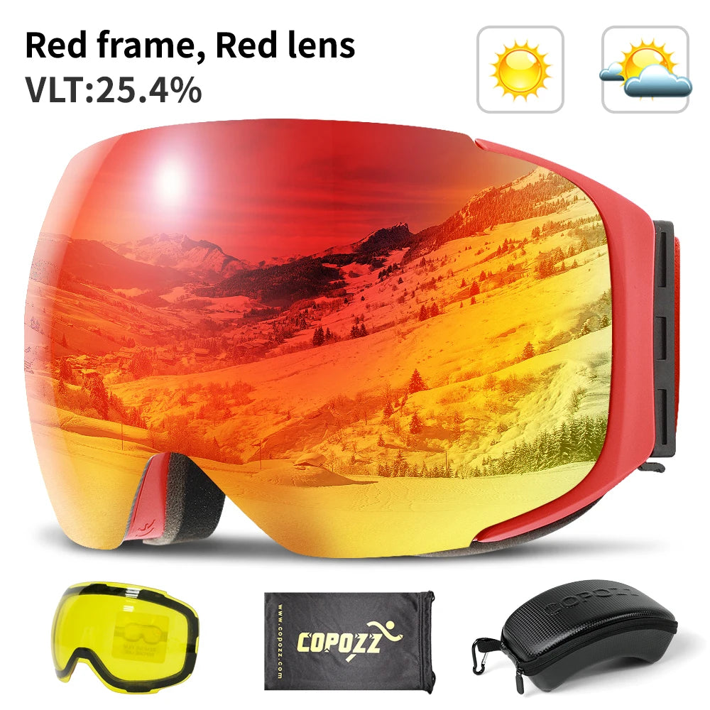 Skibrille mit Schnellwechsel-Linse